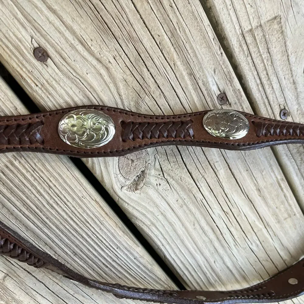 Jaripeo's Men's Brown Leather Western Belt Size 42